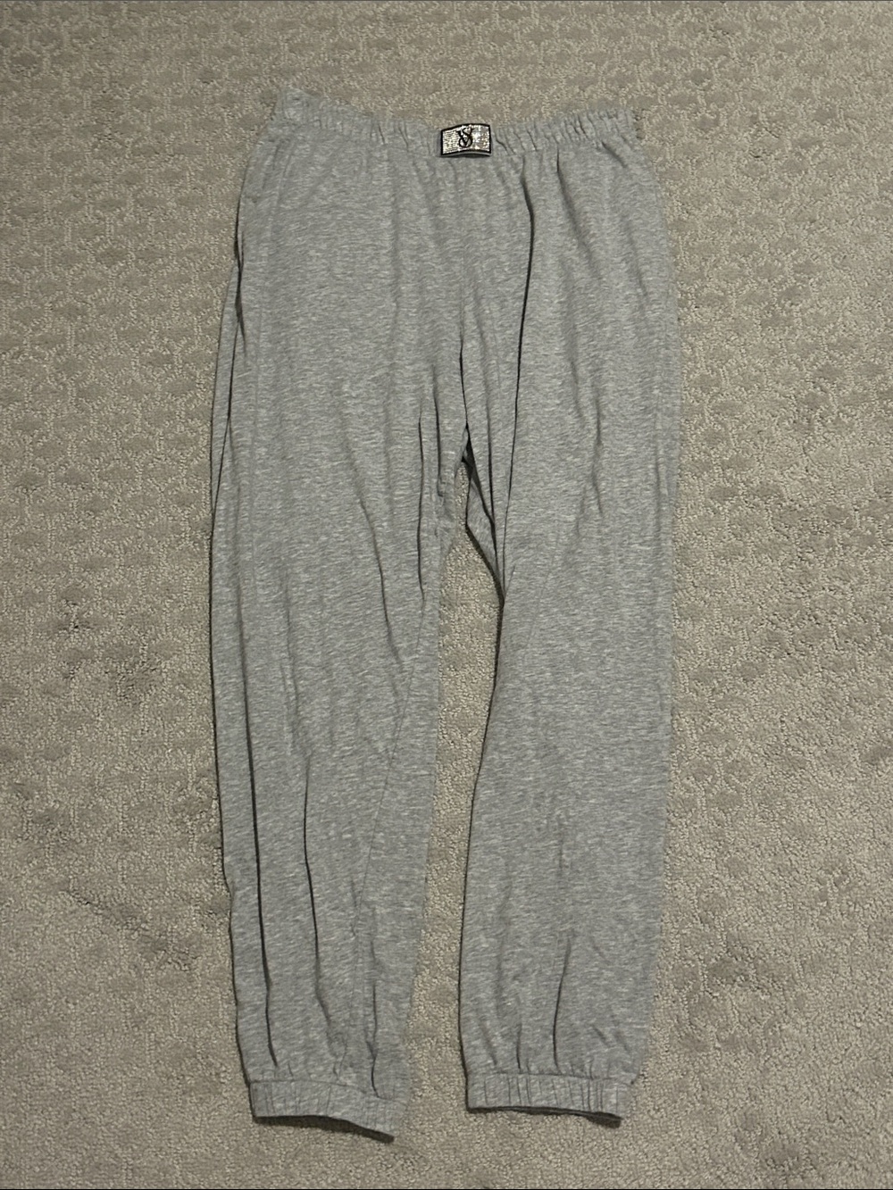 VS Women’s Gray Elastic-Waist Sweatpants - Casual Comfort